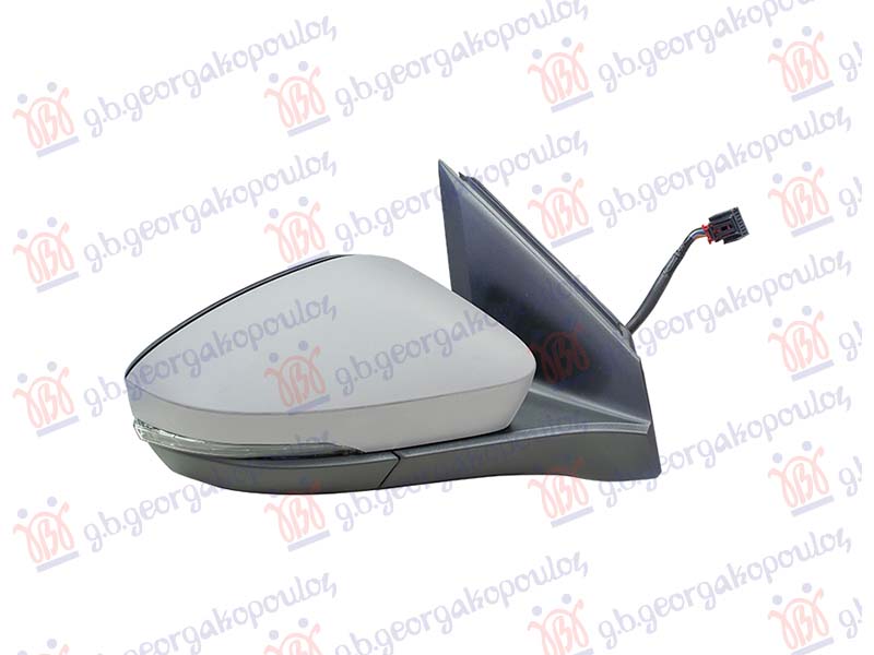 RETROVIZOR ELEKTRICNI SA GREJACEM PM (MIGAVAC) (8 PIN) (KONVEKSNO STAKLO)