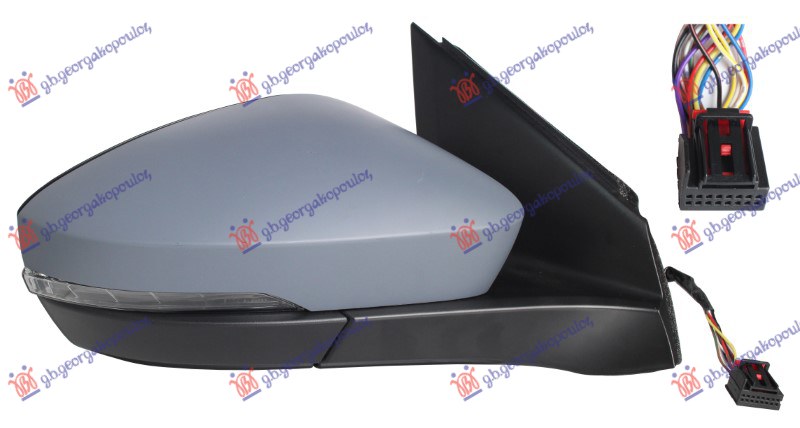 RETROVIZOR ELEKTRICNI SA GREJACEM PM (ELEKTRO-SKLOPIV) (MEMORIJA) (MIGAVAC) (MRT