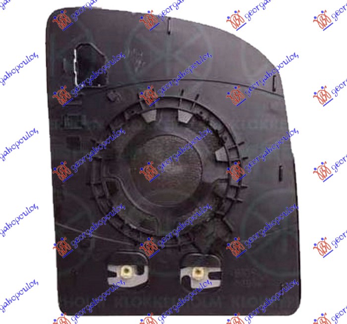 STAKLO RETROVIZORA SA GREJACEM (GORNJI DEO) (MRTAV UGAO) (KONVEKSNO) - DESNO