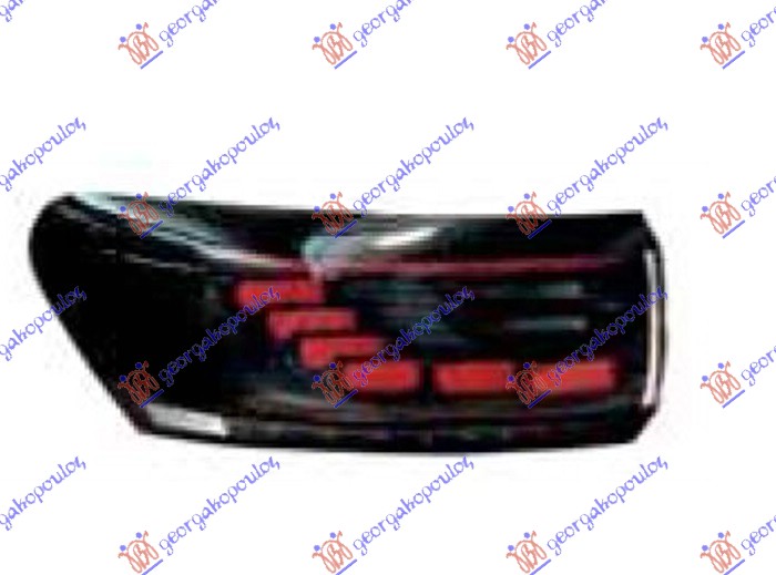 STOP LAMPA SPOLJASNJA 3 VRATA (LED) (DYNAMIC) (O) - LEVO