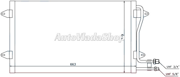 HLADNJAK KLIME ZA SVE MODELE (663x379x22)