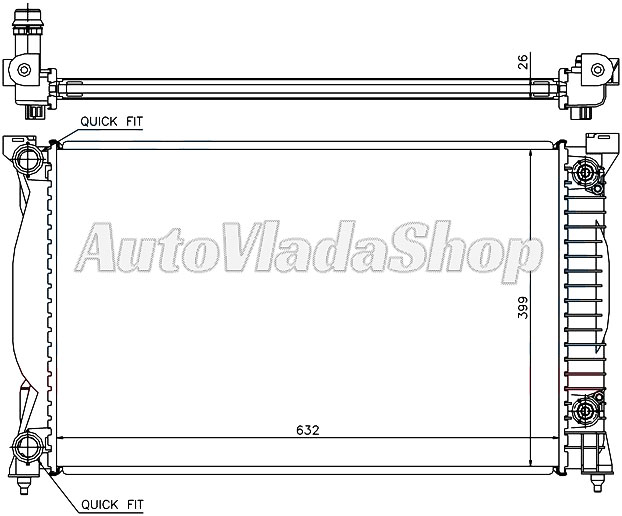 HLADNJAK MOTORA 1.8 T/2.0 Fsi-TFSi BENZIN - 1.9/2.0 Tdi DIZEL (AUTO) (630x410)