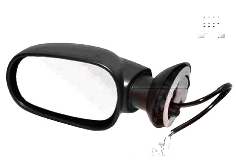 RETROVIZOR ELEKTRICNI SA GREJACEM (A KVALITET) (KONVEKSNO STAKLO) - LEVO