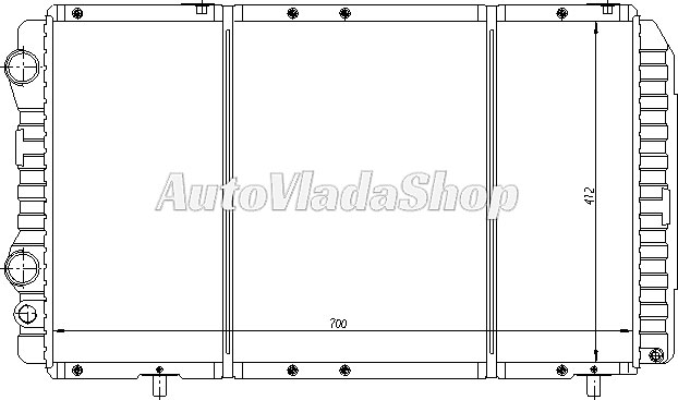 HLADNJAK FIAT DUCATO II 19TD-25D  700*415   02/94-
