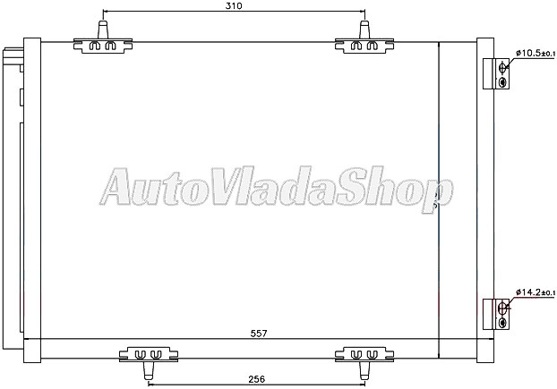 HLADNJAK KLIME BENZIN/DIZEL (55.7x37.5)