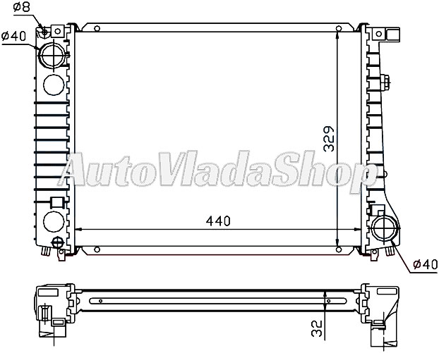 HLADNJAK BMW 3 E30 320-325