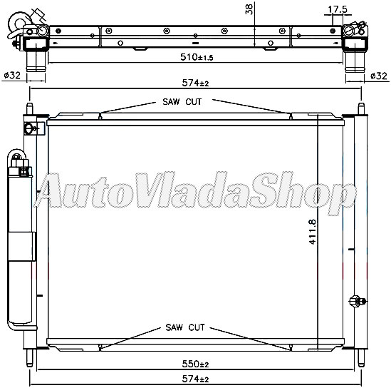 HLADNJAK MOTORA I KLIME 1.2i 8/16V 1.5DCi (51x38)