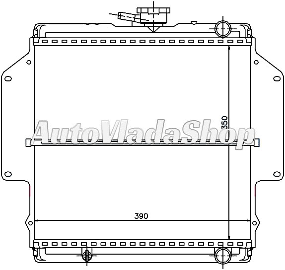 HLADNJAK MOTORA 1.3 (36x39)