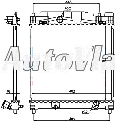HLADNJAK MOTORA 1.0/1.3 BENZIN (37x40)