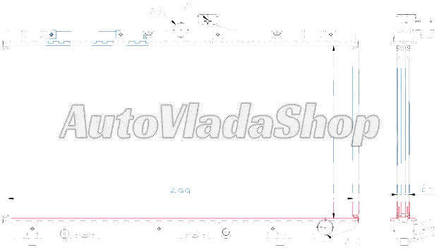 HLADNJAK MOTORA 2.0 DIZEL (35.2x69.9x2.7)