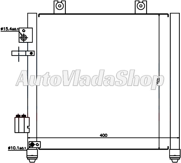 HLADNJAK KLIME BENZIN (35x35.5x2.0)
