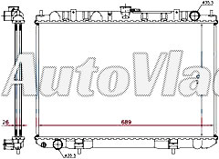 HLADNJAK MOTORA 2.2 DCI (45x69) -07