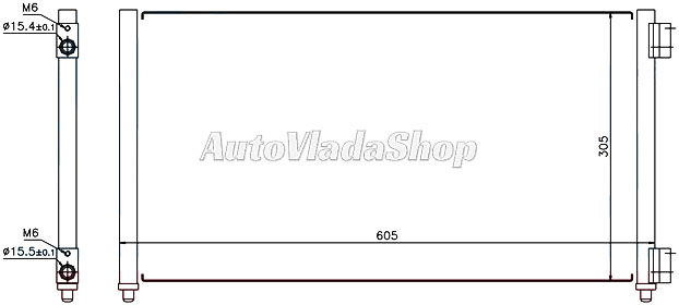 HLADNJAK KLIME 1.2i 8V JTD (56x31) 02- (MARELLI TIP)