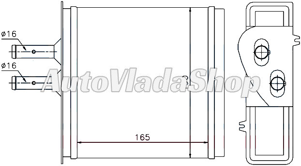 GREJAC KABINE (M) (+/-AC) (165x194x42) (TIP MARELLI)