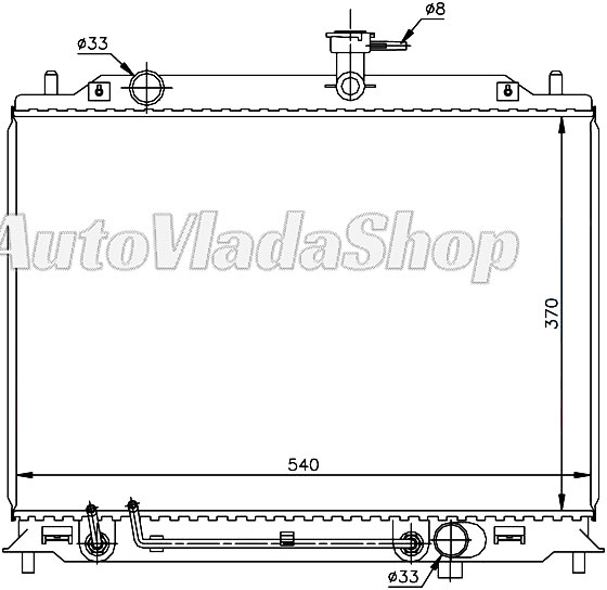 HLADNJAK MOTORA 1.5 CRDi (+/-AC) (37x54)