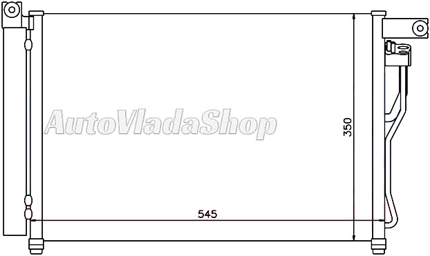 HLADNJAK KLIME 1.5 CRDi (50.5x35.16)