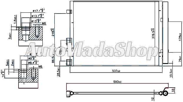 HLADNJAK KLIME HYUNDAI I20 11CRDI- 14CRDI
