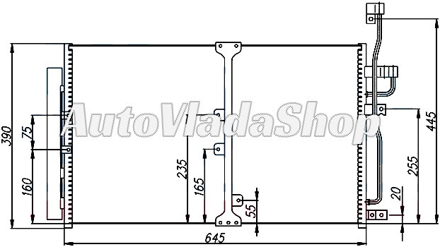 HLADNJAK KLIME 2.0 CDTi (630x360x16)