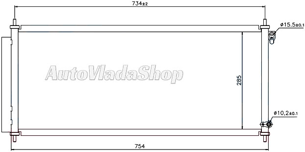 HLADNJAK KLIME 1.2/1.4 (705x300x16) 04-