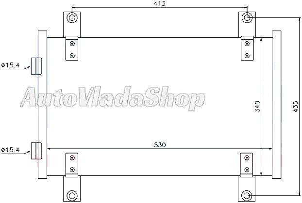 HLADNJAK KLIME BENZIN/DIZEL (53.7x34x16) -04