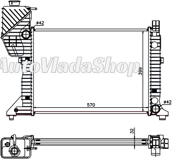 HLADNJAK MOTORA (MAN) (-AC) (57x40) -00