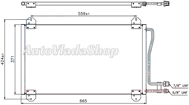 HLADNJAK KLIME 2.2i 16v/2.3D/2.9 Td (63x38x16)