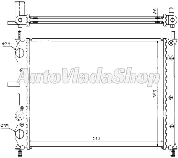 HLADNJAK FIAT BRAVO/A 18-20       FIAT MAREA