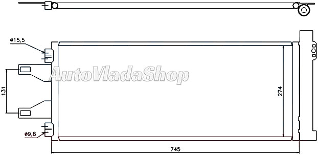 HLADNJAK KLIME 2.2/2.3/3.0 D HDi (71x29.7x16)