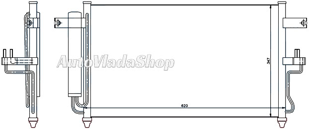 HLADNJAK KLIME BENZIN/DIZEL (57x35.5)
